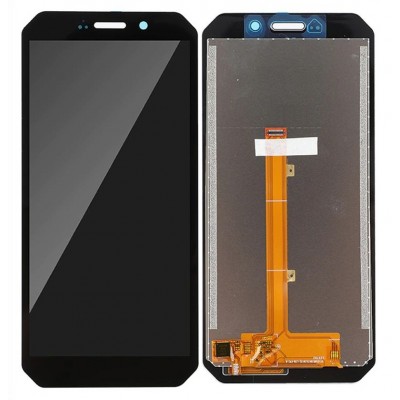Lcd With Touch Screen For Doogee S61 Grey By - Maxbhi Com
