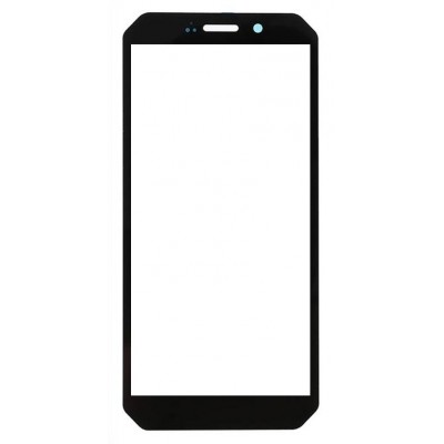 Replacement Front Glass For Doogee S61 Black By - Maxbhi Com
