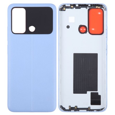 Back Panel Cover For Xiaomi Poco C55 Blue - Maxbhi Com