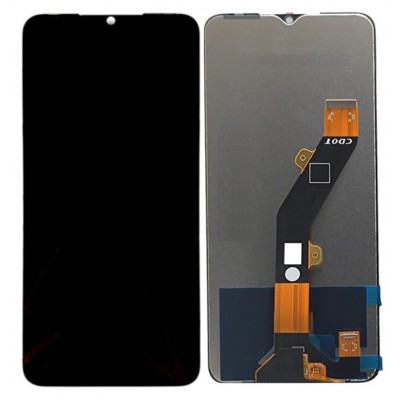 Lcd With Touch Screen For Infinix Smart 7 India Black By - Maxbhi Com