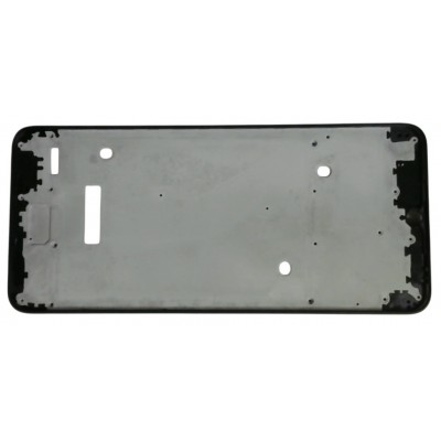 Lcd Frame Middle Chassis For Infinix Smart 7 India Black By - Maxbhi Com