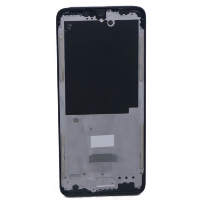 Lcd Frame Middle Chassis For Infinix Smart 7 India Black By - Maxbhi Com