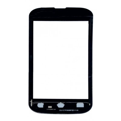 Replacement Front Glass For Micromax X853 Black By - Maxbhi Com