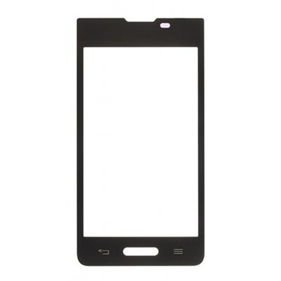 Replacement Front Glass For Lg Optimus L7 Ii P710 Black By - Maxbhi Com
