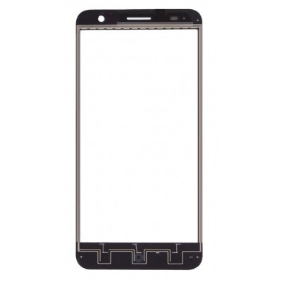 Replacement Front Glass For Zte Blade V7 Black By - Maxbhi Com