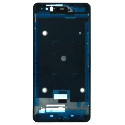 Lcd Frame Middle Chassis For Bq Aquaris M5 5 Black By - Maxbhi Com