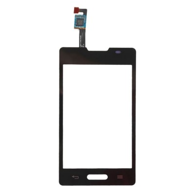 Touch Screen Digitizer For Lg Optimus L4 Ii E440 Black By - Maxbhi Com