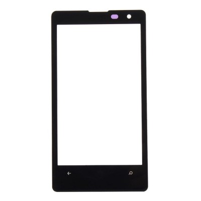 Replacement Front Glass For Nokia Lumia 1020 Black By - Maxbhi Com