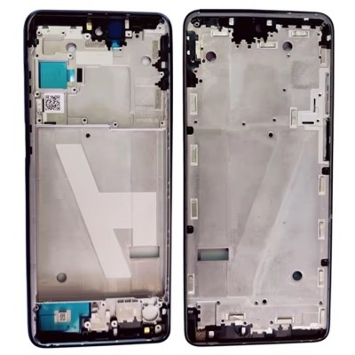 Lcd Frame Middle Chassis For Motorola Edge 2021 Blue By - Maxbhi Com