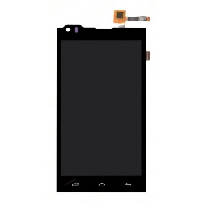 Lcd With Touch Screen For Celkon Millennia Q455l Black By - Maxbhi Com