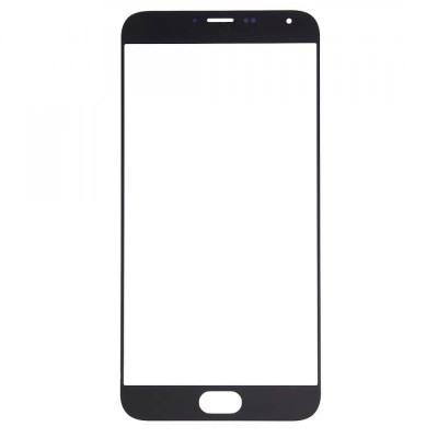 Replacement Front Glass For Meizu Mx5 Black By - Maxbhi Com