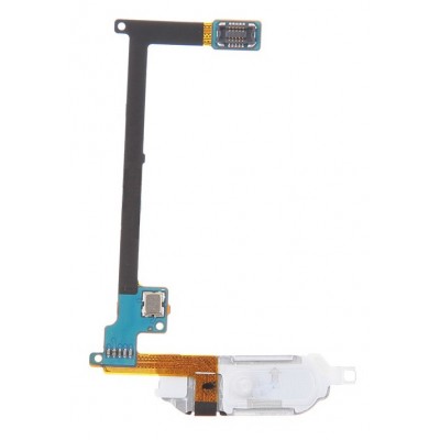 Home Button Complete For Samsung Galaxy Note 4 Cdma White By - Maxbhi Com