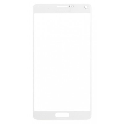 Replacement Front Glass For Samsung Galaxy Note 4 Cdma White By - Maxbhi Com