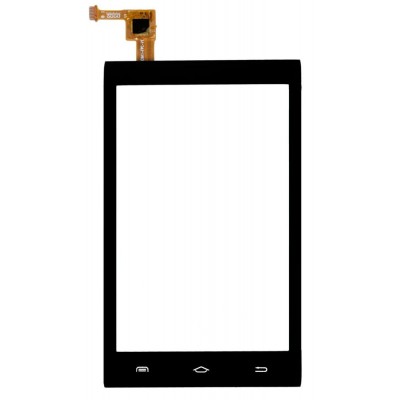 Touch Screen Digitizer For Intex Aqua 4x Black By - Maxbhi Com