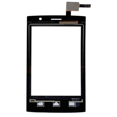 Touch Screen Digitizer For Intex Aqua T5 Black By - Maxbhi Com