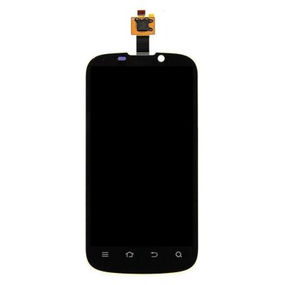 Lcd With Touch Screen For Zte Grand X V970 Black By - Maxbhi Com