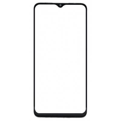 Replacement Front Glass For Realme Narzo 30a Black By - Maxbhi Com