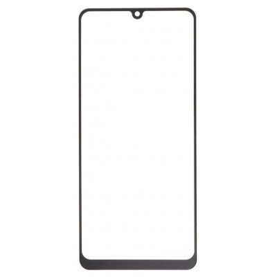 Replacement Front Glass For Samsung Galaxy A22 Black By - Maxbhi Com