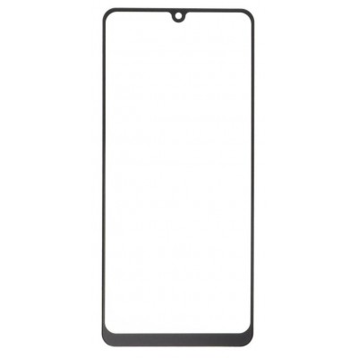 Replacement Front Glass For Samsung Galaxy A22 Black By - Maxbhi Com