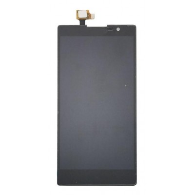 Lcd With Touch Screen For Lenovo K80 Black By - Maxbhi Com