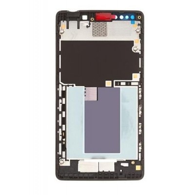 Lcd Frame Middle Chassis For Sony Xperia Tl Lt30at Black By - Maxbhi Com