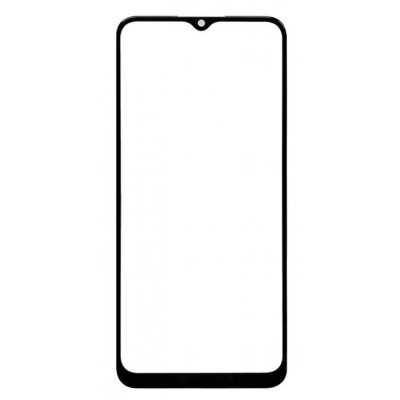 Replacement Front Glass For Samsung Galaxy A03s Black By - Maxbhi Com