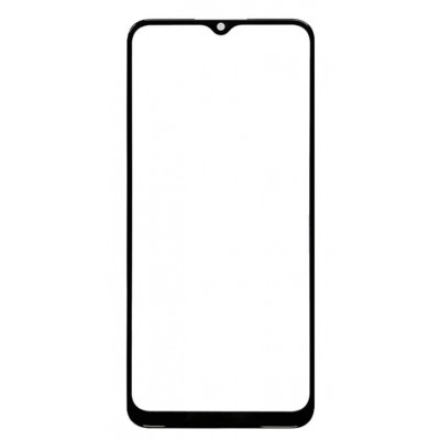 Replacement Front Glass For Samsung Galaxy A03s Blue By - Maxbhi Com