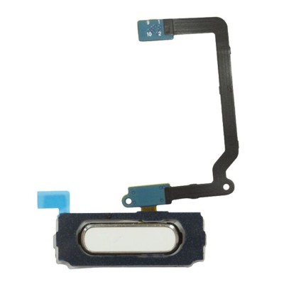 Fingerprint Sensor Flex Cable For Samsung Galaxy S5 Duos Smg900fd White By - Maxbhi Com