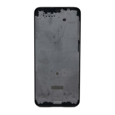 Lcd Frame Middle Chassis For Tecno Spark 7 Black By - Maxbhi Com
