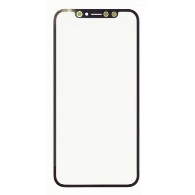 Replacement Front Glass For Apple Iphone Xs Max Black By - Maxbhi Com