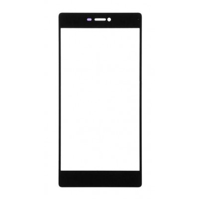 Replacement Front Glass For Huawei Ascend P8 64gb Black By - Maxbhi Com
