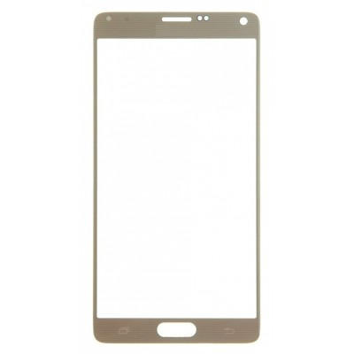 Replacement Front Glass For Samsung Galaxy Note 4 Cdma Gold By - Maxbhi Com