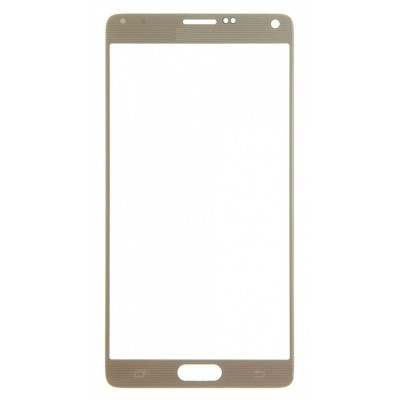 Replacement Front Glass For Samsung Galaxy Note 4 Gold By - Maxbhi Com