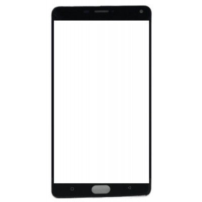 Replacement Front Glass For Gionee Marathon M5 Plus Black By - Maxbhi Com