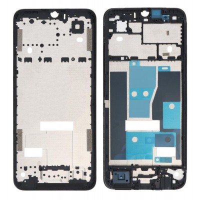 Lcd Frame Middle Chassis For Realme C33 2023 Black By - Maxbhi Com