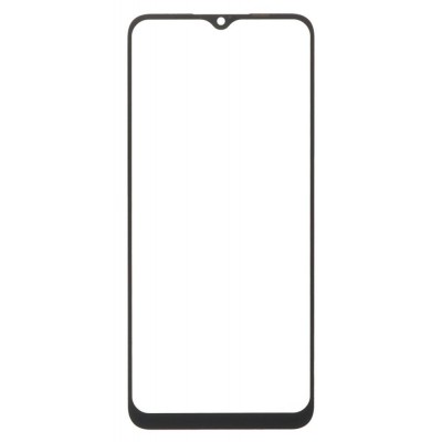 Replacement Front Glass For Realme C33 2023 Black By - Maxbhi Com