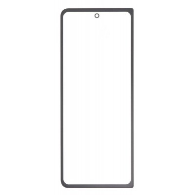 Replacement Front Glass For Samsung Galaxy Z Fold4 Black By - Maxbhi Com