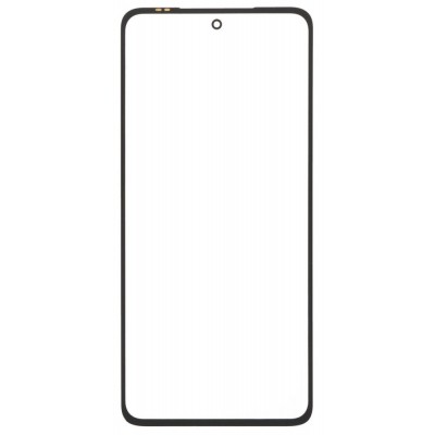 Replacement Front Glass For Motorola Moto G72 Black By - Maxbhi Com
