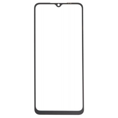 Replacement Front Glass For Xiaomi Poco C40 Black By - Maxbhi Com