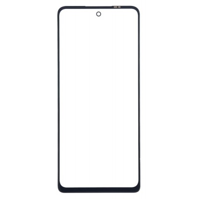 Replacement Front Glass For Motorola Moto G200 5g Black By - Maxbhi Com