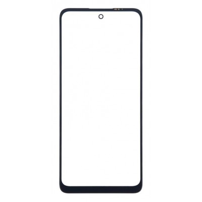 Replacement Front Glass For Motorola Moto E32 India Black By - Maxbhi Com