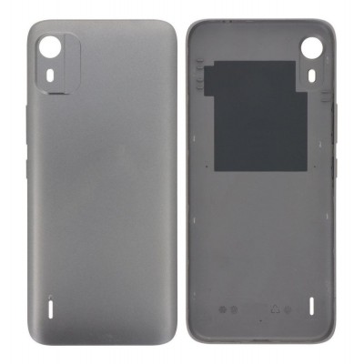 Back Panel Cover For Nokia C12 Black - Maxbhi Com
