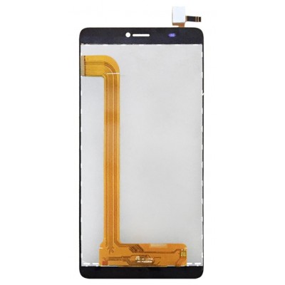 Lcd With Touch Screen For Elephone C1 Max Black By - Maxbhi Com