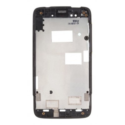 Lcd Frame Middle Chassis For Htc 7 Trophy Black By - Maxbhi Com