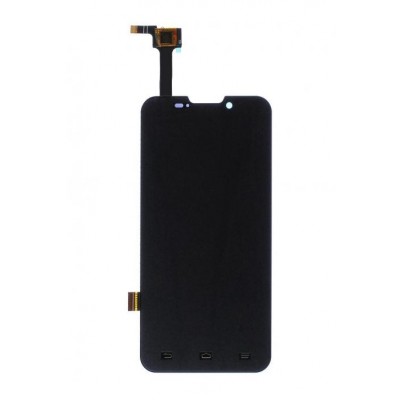 Lcd With Touch Screen For Zte Grand X Quad V987 Black By - Maxbhi Com