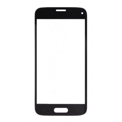 Replacement Front Glass For Samsung Galaxy S5 Mini Duos G800h Black By - Maxbhi Com