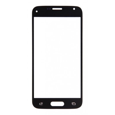 Replacement Front Glass For Samsung Galaxy S5 Mini Duos G800h Black By - Maxbhi Com
