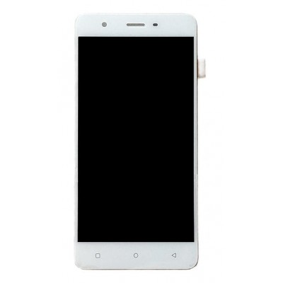 Lcd With Touch Screen For Qmobile Noir Lt750 White By - Maxbhi Com