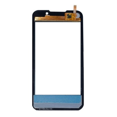 Touch Screen Digitizer For Spice Mi437 Stellar Nhance 2 Grey By - Maxbhi Com