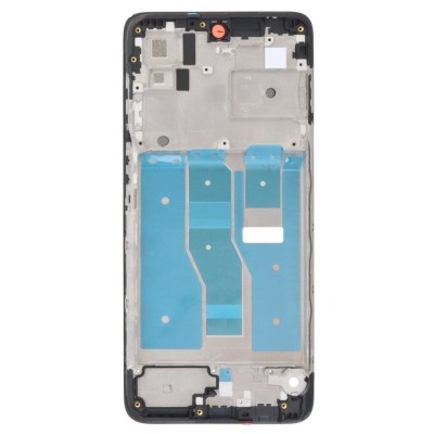 Lcd Frame Middle Chassis For Motorola Moto G82 5g Black By - Maxbhi Com